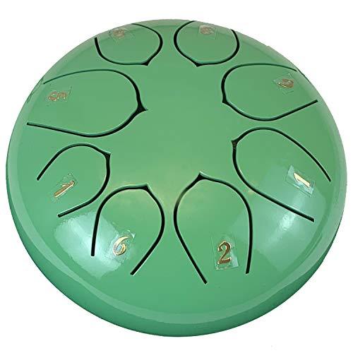 Karpevta 6 Inch 8 Notes Steel Tongue Drum Instrument with Carry Bag