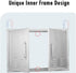 Karpevta  36W X 21H Inches Access Door with Vents 304 Stainless Steel Outdoor Kitchen BBQ Door