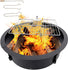 Karpevta Fire Pit Ring 35x32x7.8 inches with Cooking Grill