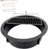 Karpevta Fire Pit Ring 22x22x16 inches with Cooking Grill