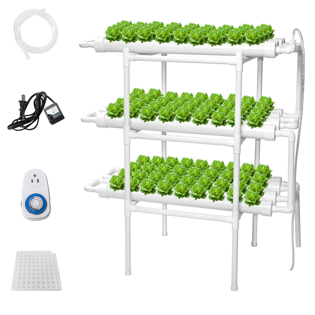 Karpevta 108 Sites 12 Pipes Hydroponic Grow Kit System
