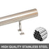 Karpevta 7FT Bar Mount Foot Rail Kit Stainless Steel for Wall