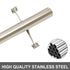 Karpevta 8FT Stainless Steel Bar Mount Foot Rail Kit for Floor&Wall